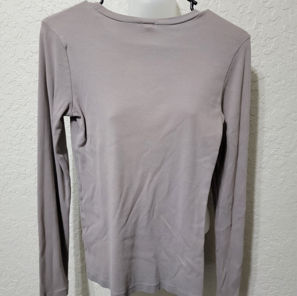 Gray J.Crew long sleeve - Picture 2 of 4